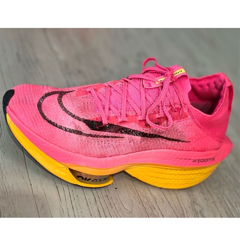 Nike Women’s Pink and Yellow Zoom Running Shoe
